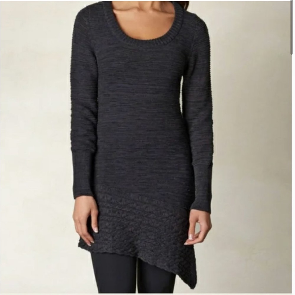 Prana Felicia Tunic Sweater Dress in Coal Size XS - Picture 3 of 12
